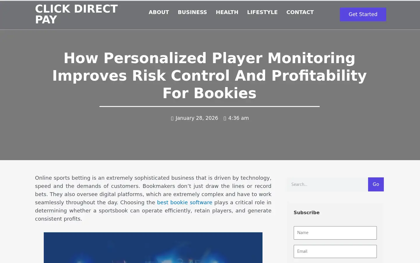 Screenshot of clickdirectpay.com