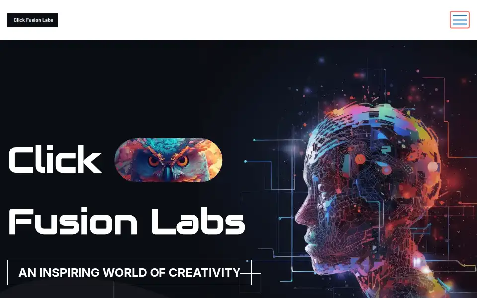 Screenshot of clickfusionlabs.com