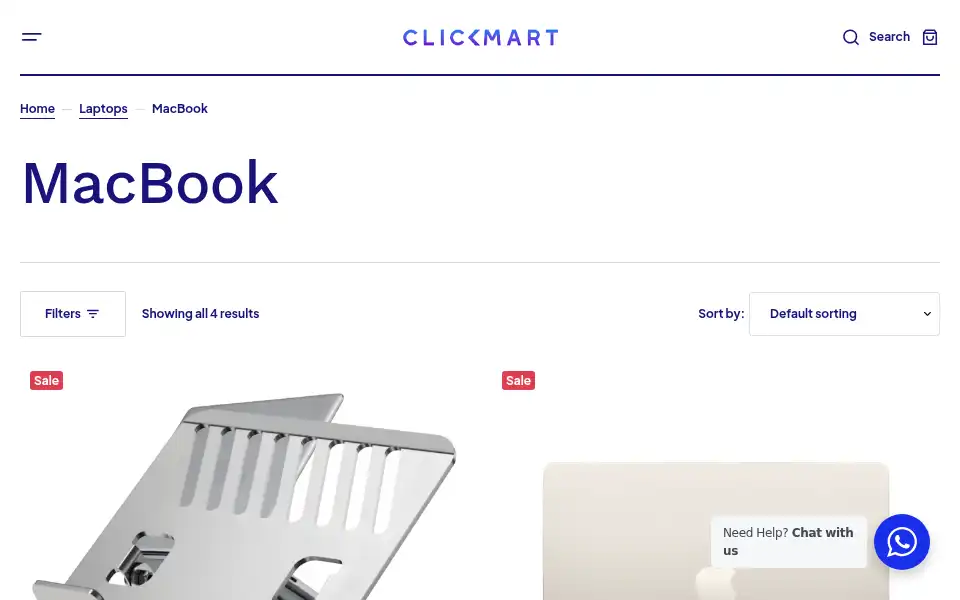 Screenshot of clickmart.lk