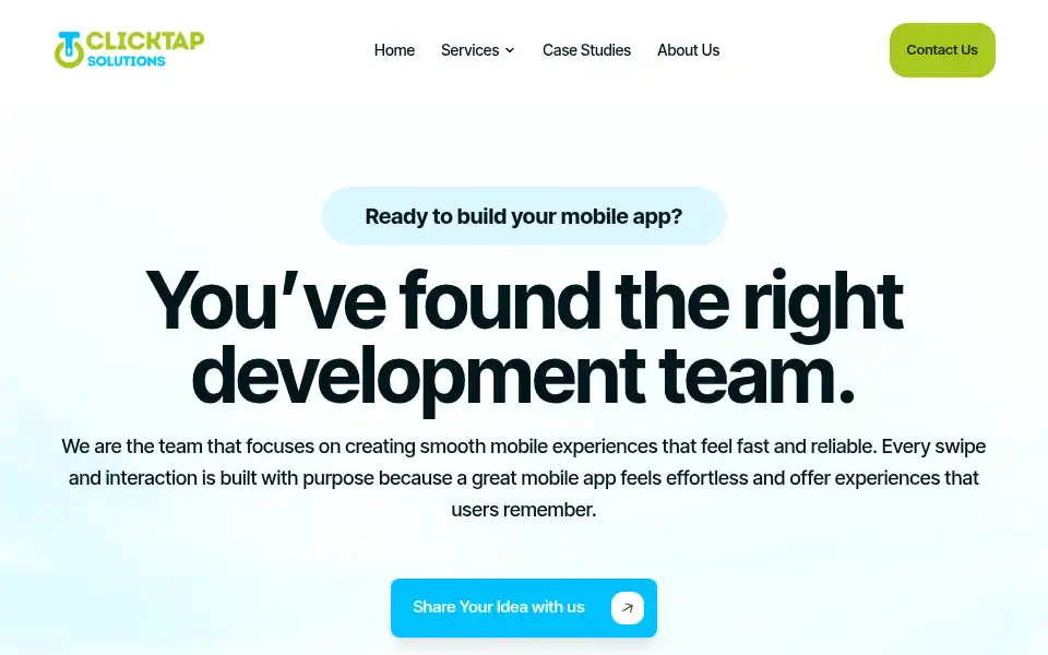 Screenshot of clicktapsolutions.com