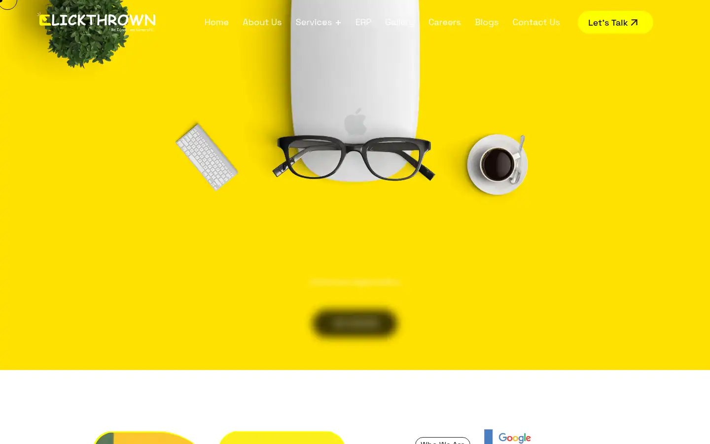 Screenshot of clickthrown.com