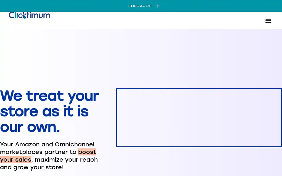 Screenshot of clicktimum.com