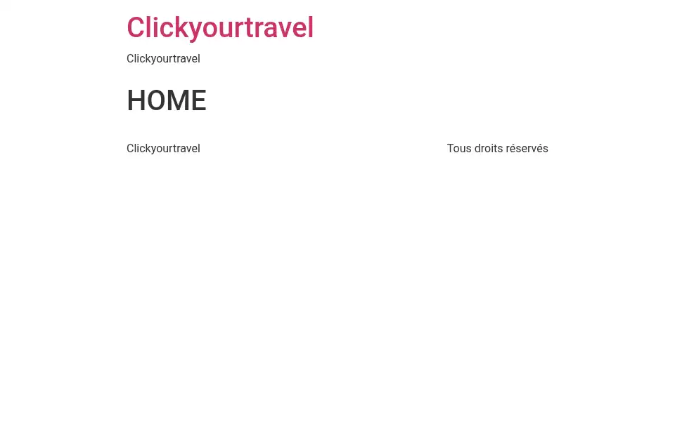 Screenshot of clickyourtravel.fr