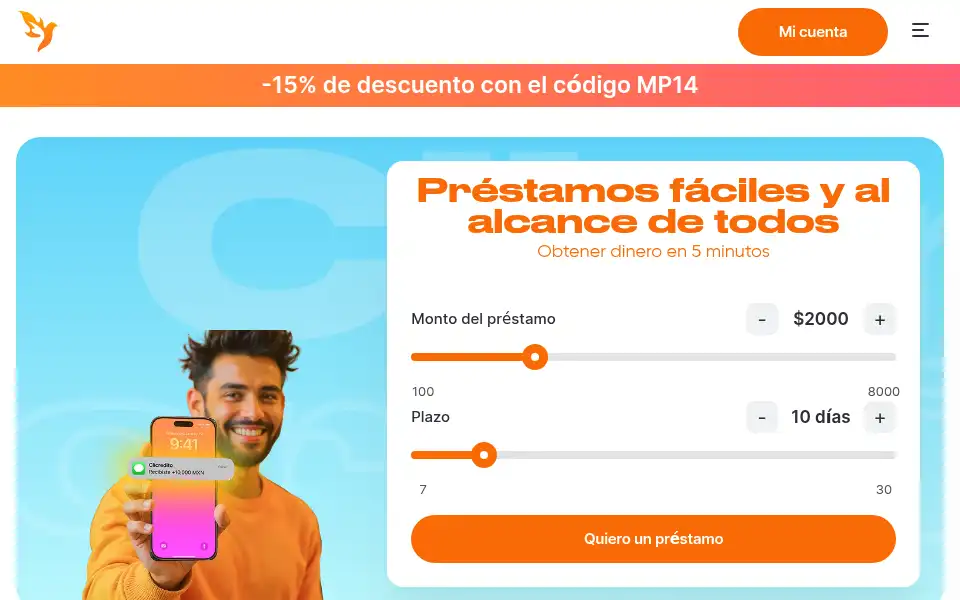 Screenshot of clicredito.mx