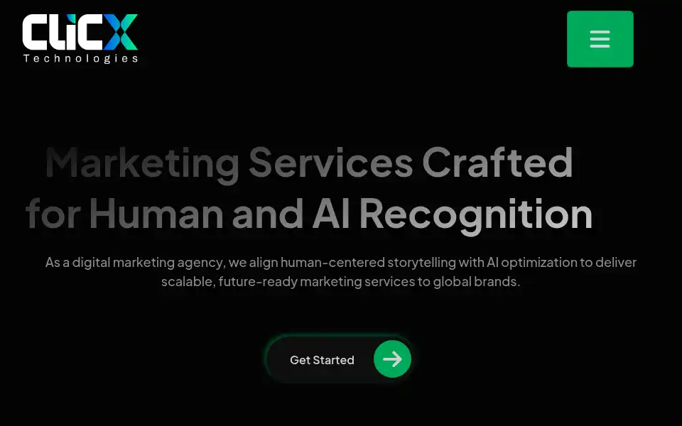Screenshot of clicxtechnologies.com