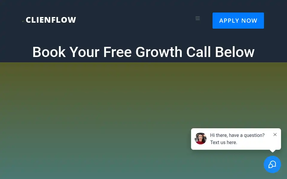 Screenshot of clienflow.com