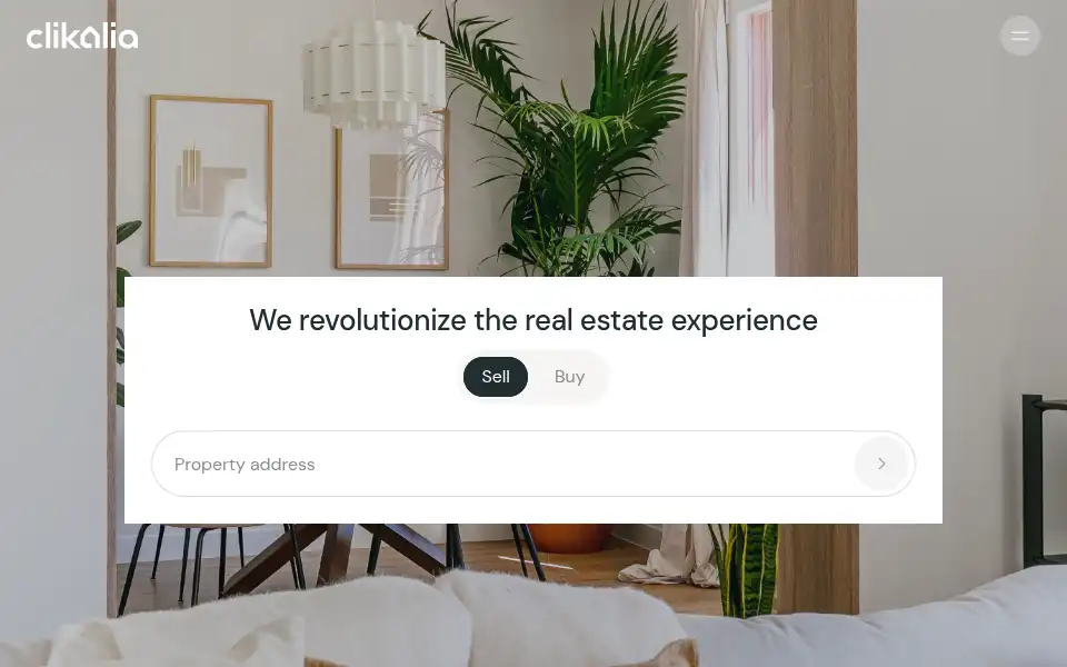 Screenshot of clikalia.com
