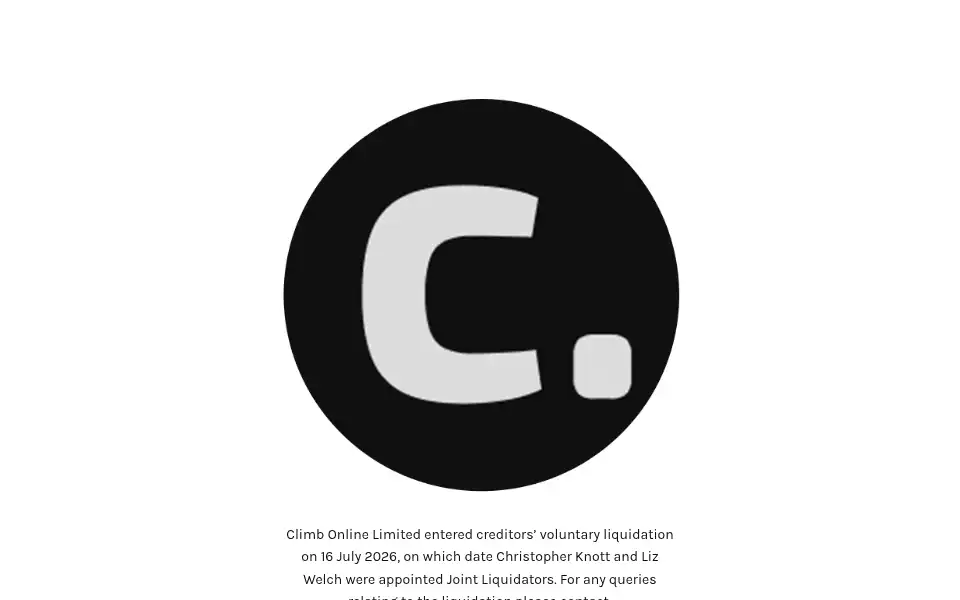 Screenshot of climbagency.com