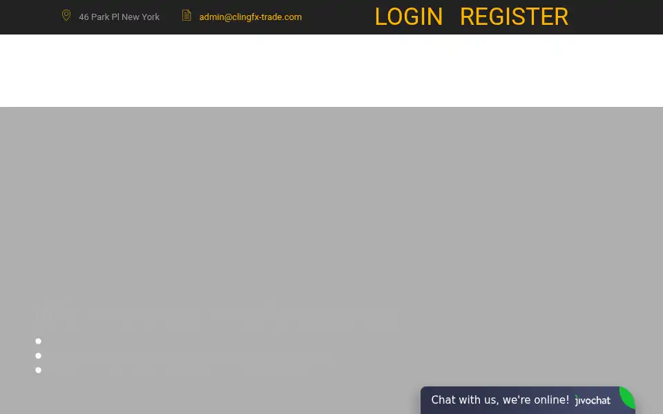 Screenshot of clingfx-trade.com