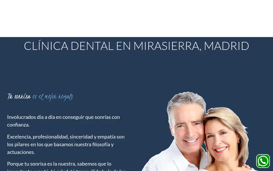 Screenshot of clinicadentalramoscatalina.com
