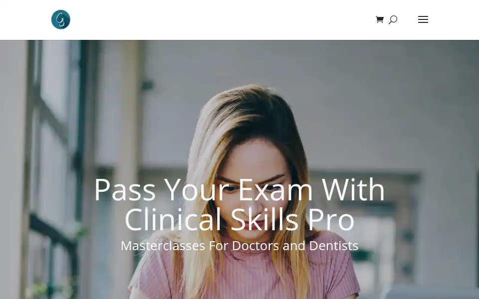 Screenshot of clinicalskillspro.com