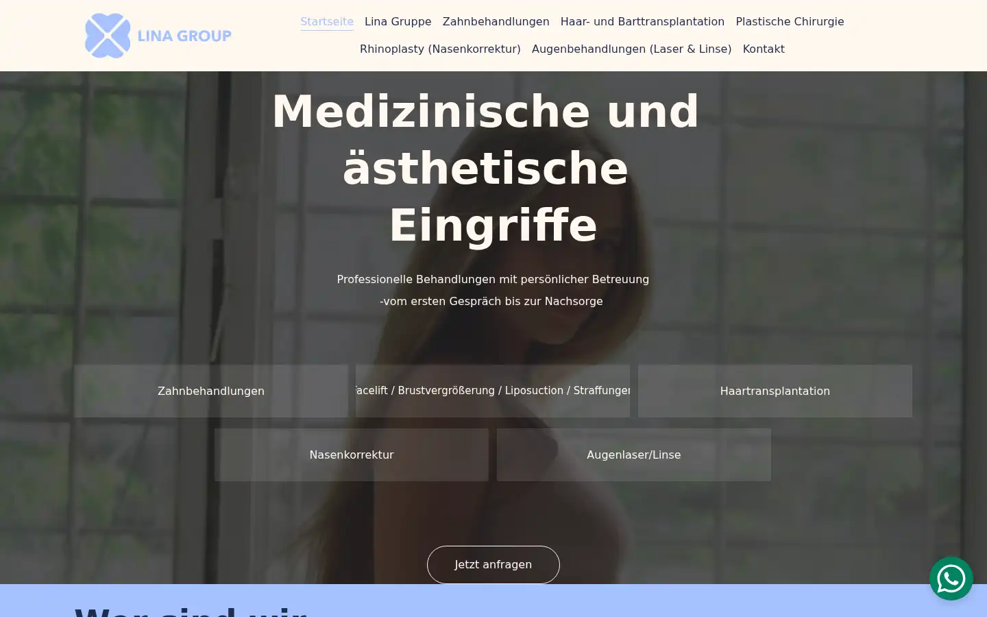 Screenshot of cliniclina.com