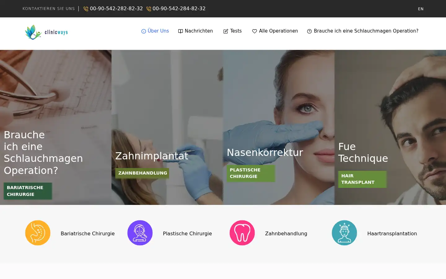 Screenshot of clinicways.com