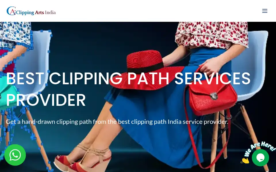 Screenshot of clippingartsindia.com