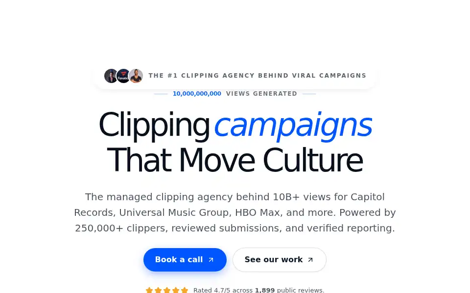 Screenshot of clippingculture.com