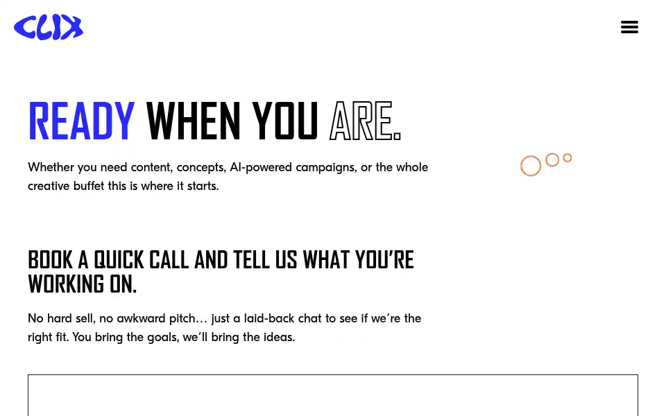 Screenshot of clixproductions.com