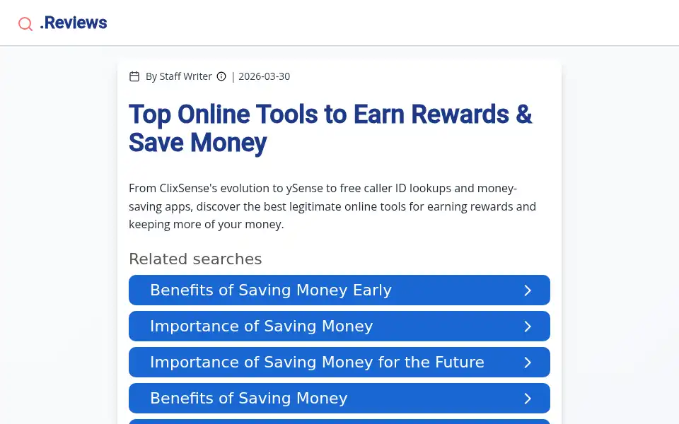 Screenshot of clixsense.com