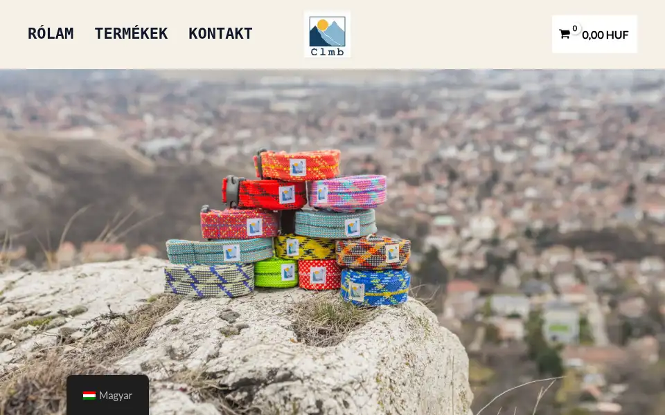 Screenshot of clmbbelts.com