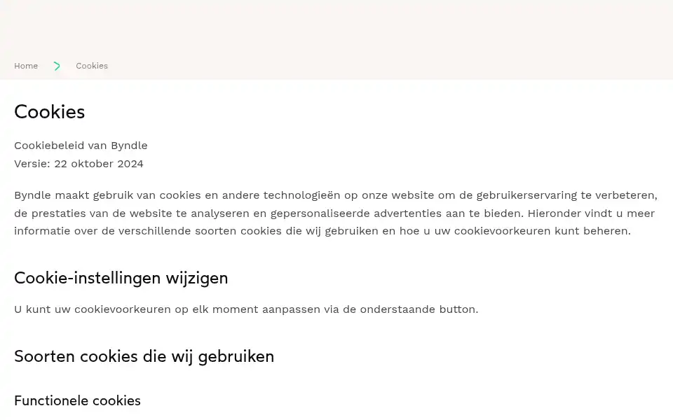Screenshot of clnl.nl