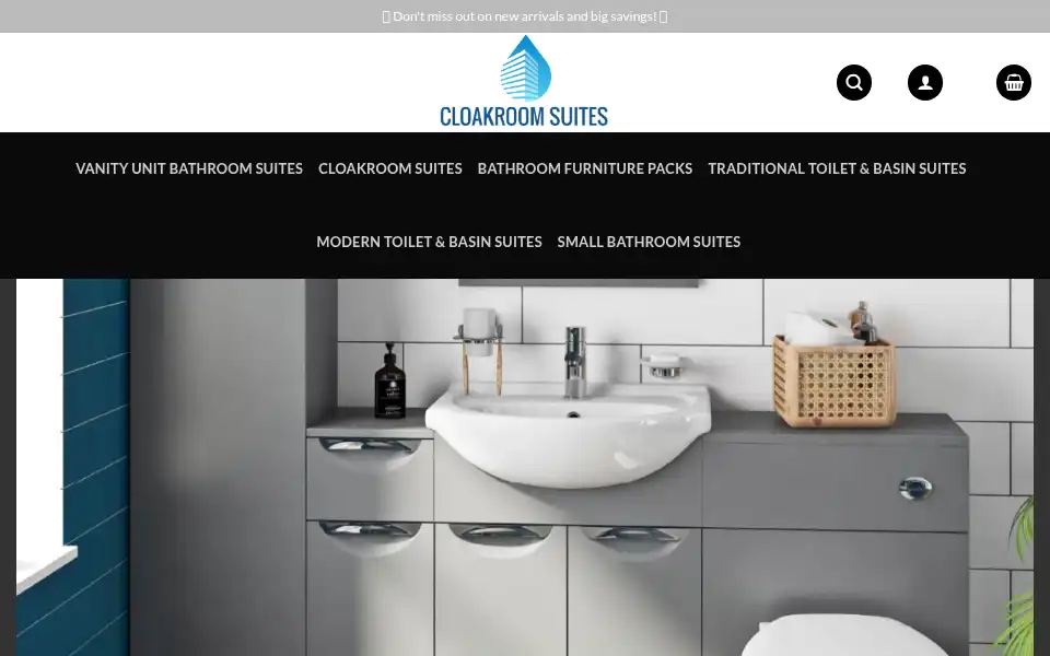 Screenshot of cloakroomonline.com
