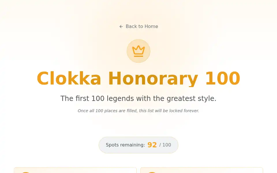 Screenshot of clokka.co.uk