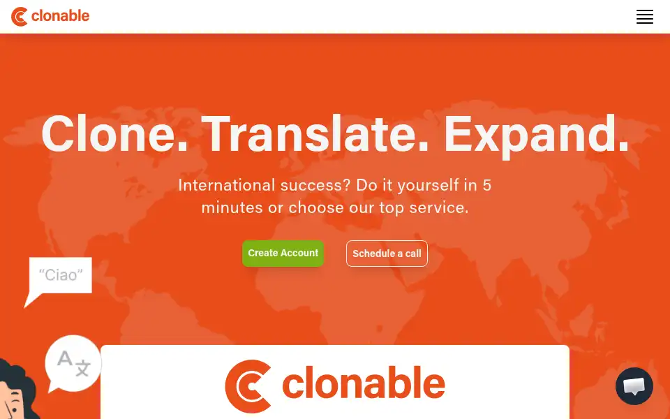 Screenshot of clonable.net