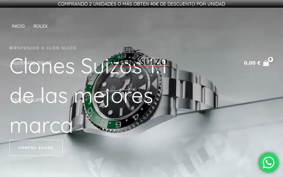 Screenshot of clonsuizo.com