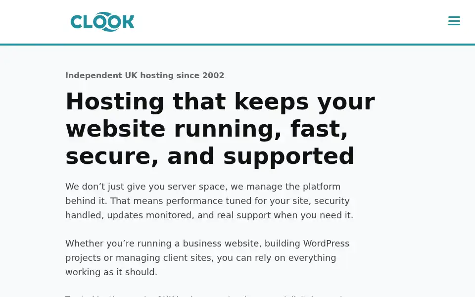 Screenshot of clook.net