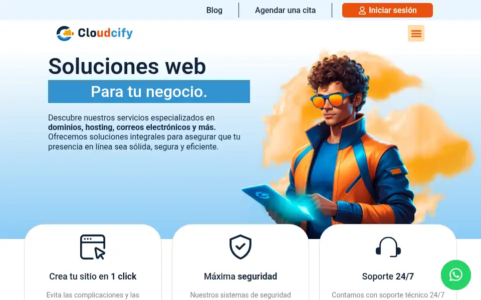Screenshot of cloudcify.com