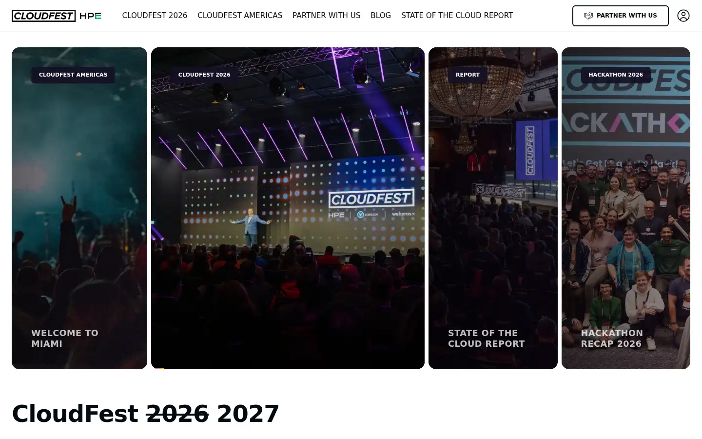 Screenshot of cloudfest.com