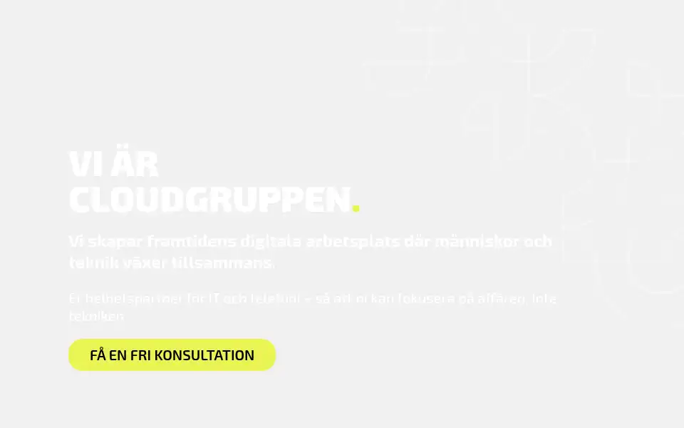 Screenshot of cloudgruppen.se