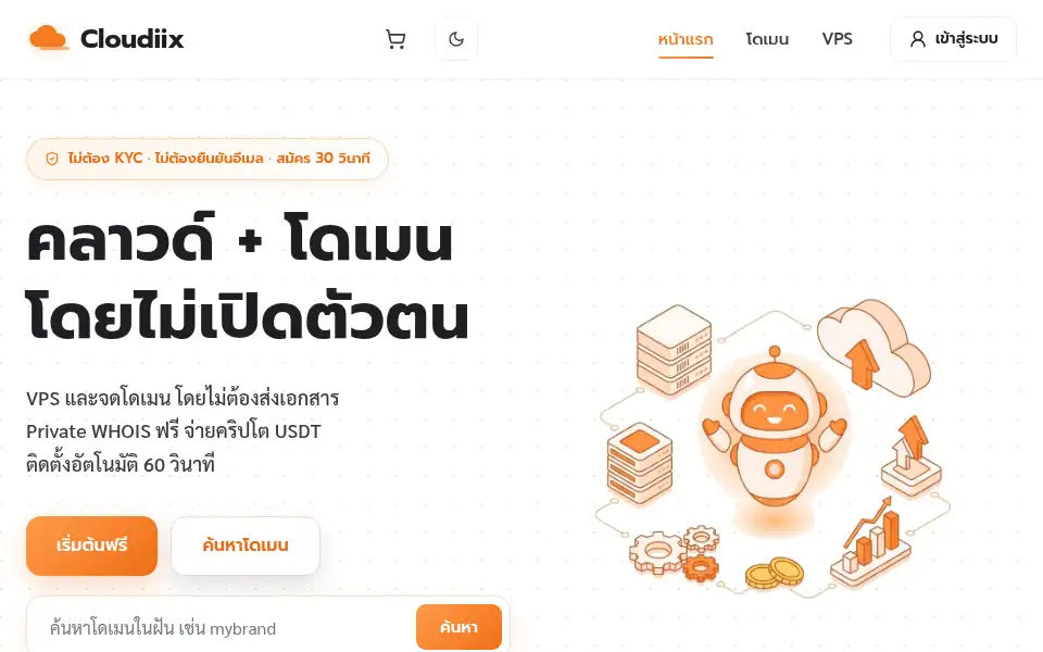 Screenshot of cloudiix.com