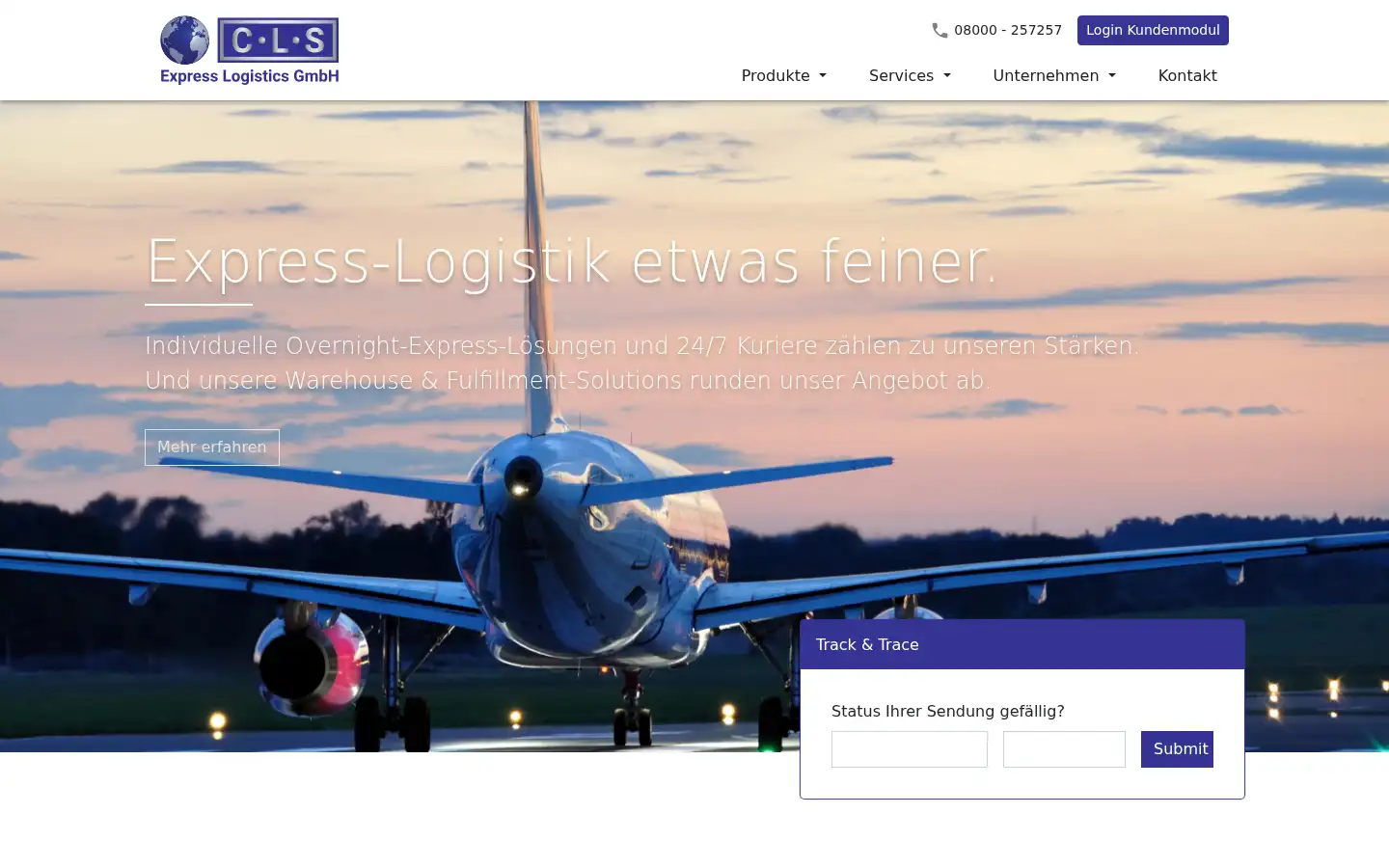 Screenshot of cls-overnight.de