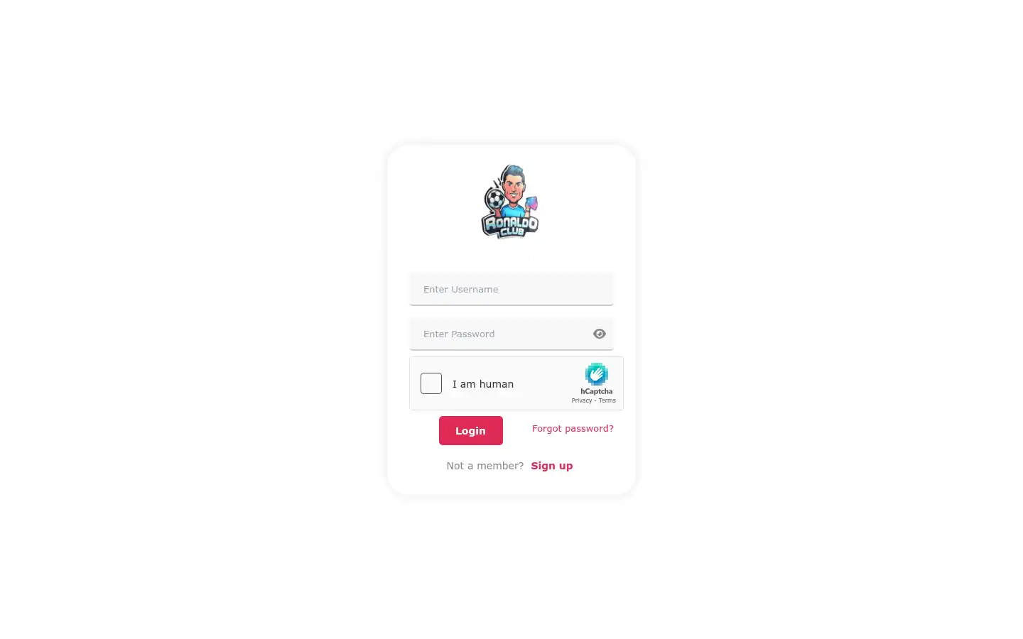 Screenshot of club-ronaldo.store