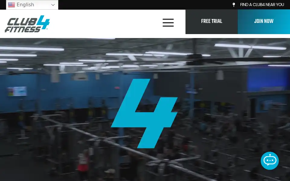 Screenshot of club4fitness.com