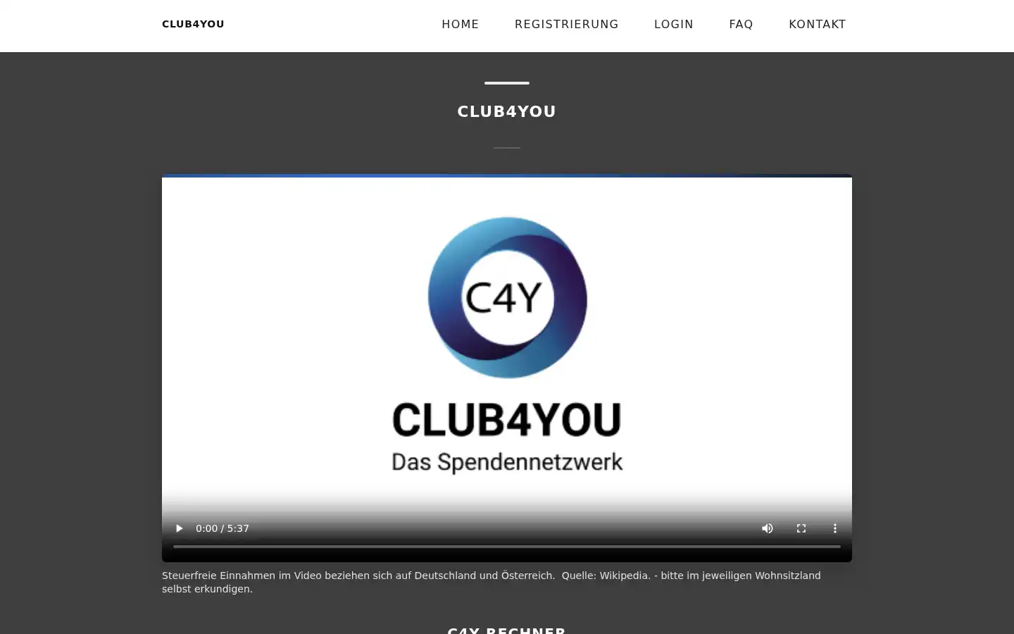 Screenshot of club4you.net