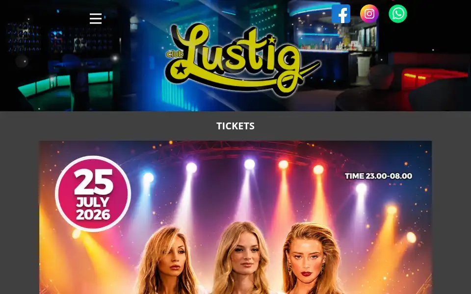 Screenshot of clublustig.nl