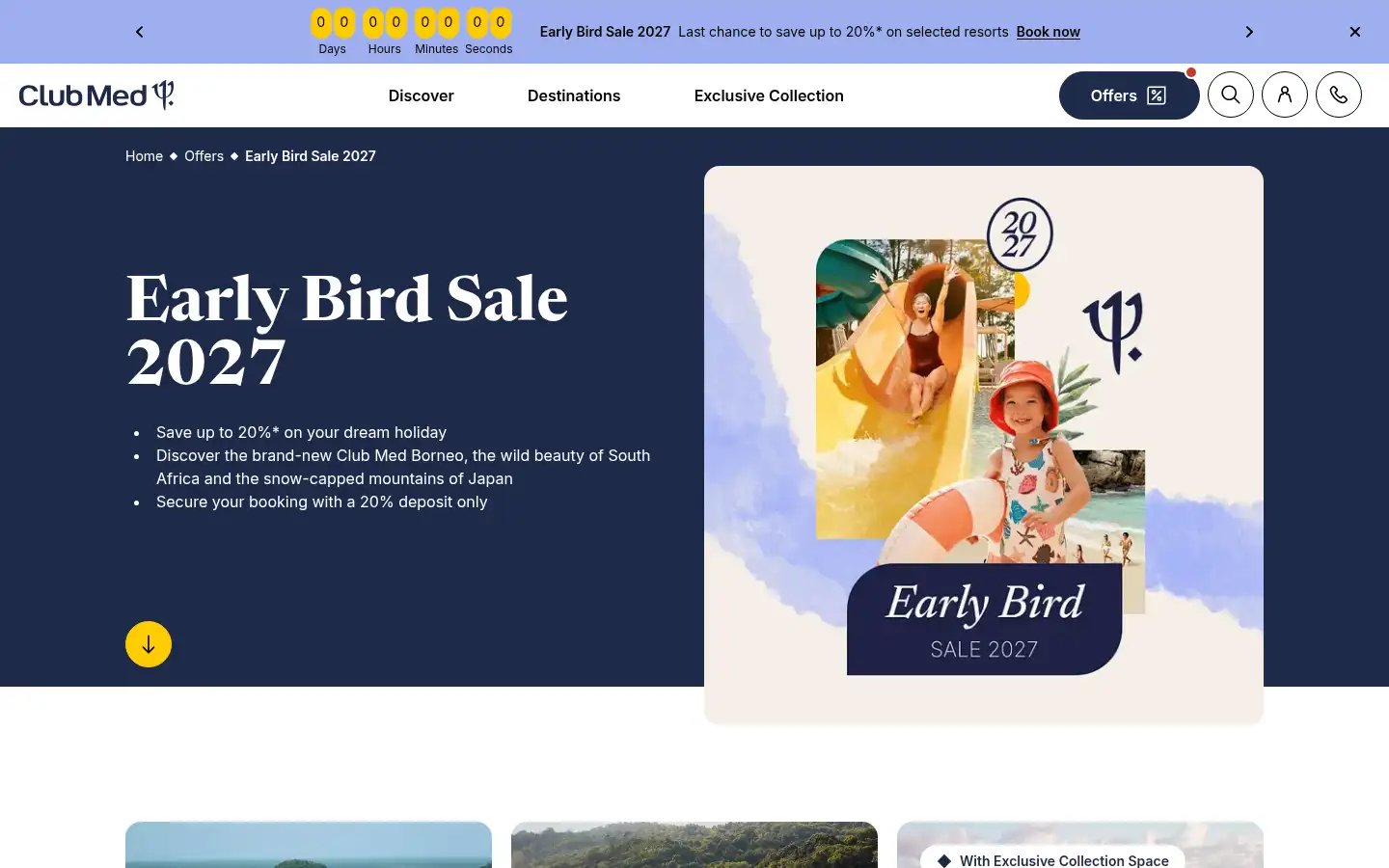Screenshot of clubmed.com.au