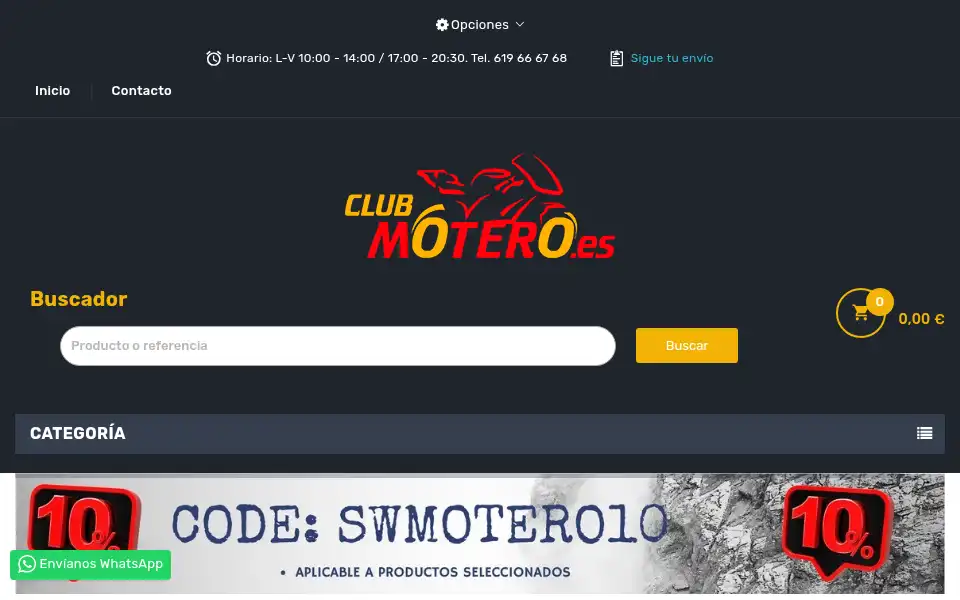 Screenshot of clubmotero.es
