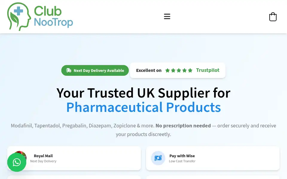 Screenshot of clubnootrop.com