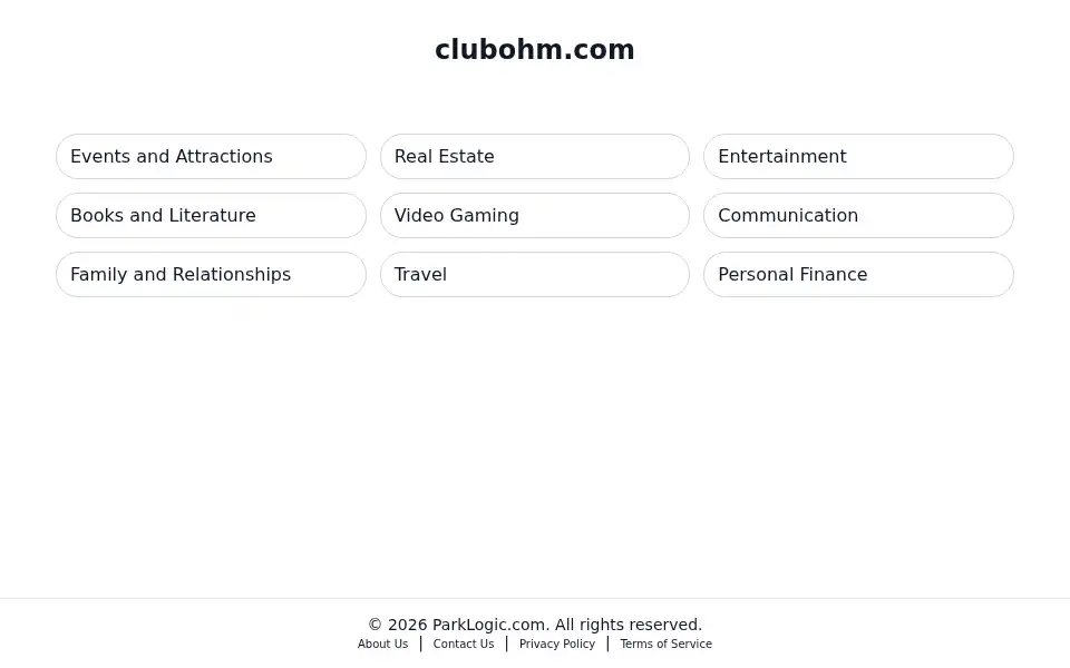 Screenshot of clubohm.com