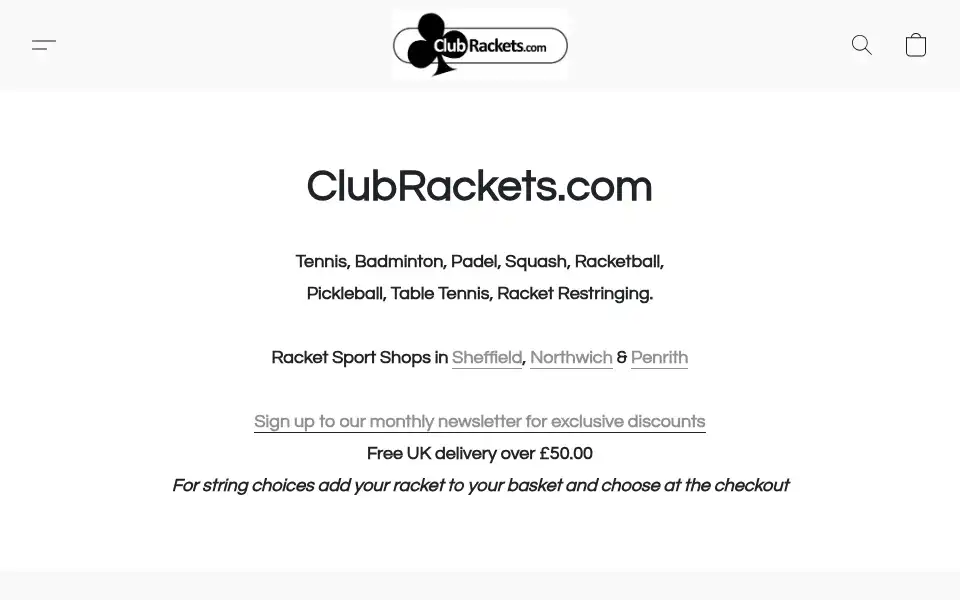 Screenshot of clubrackets.com
