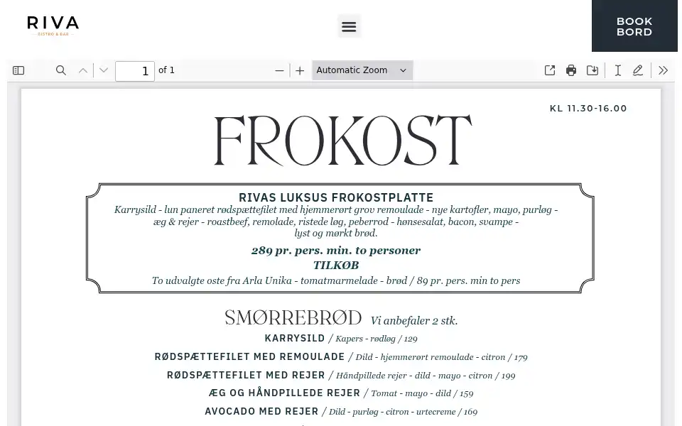 Screenshot of clubriva.dk