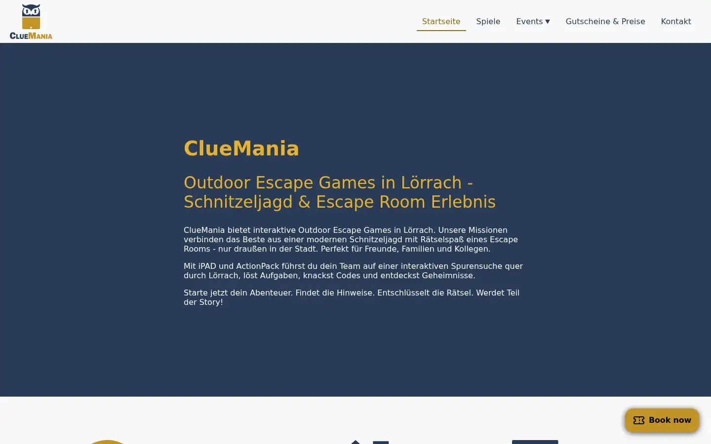 Screenshot of cluemania.de