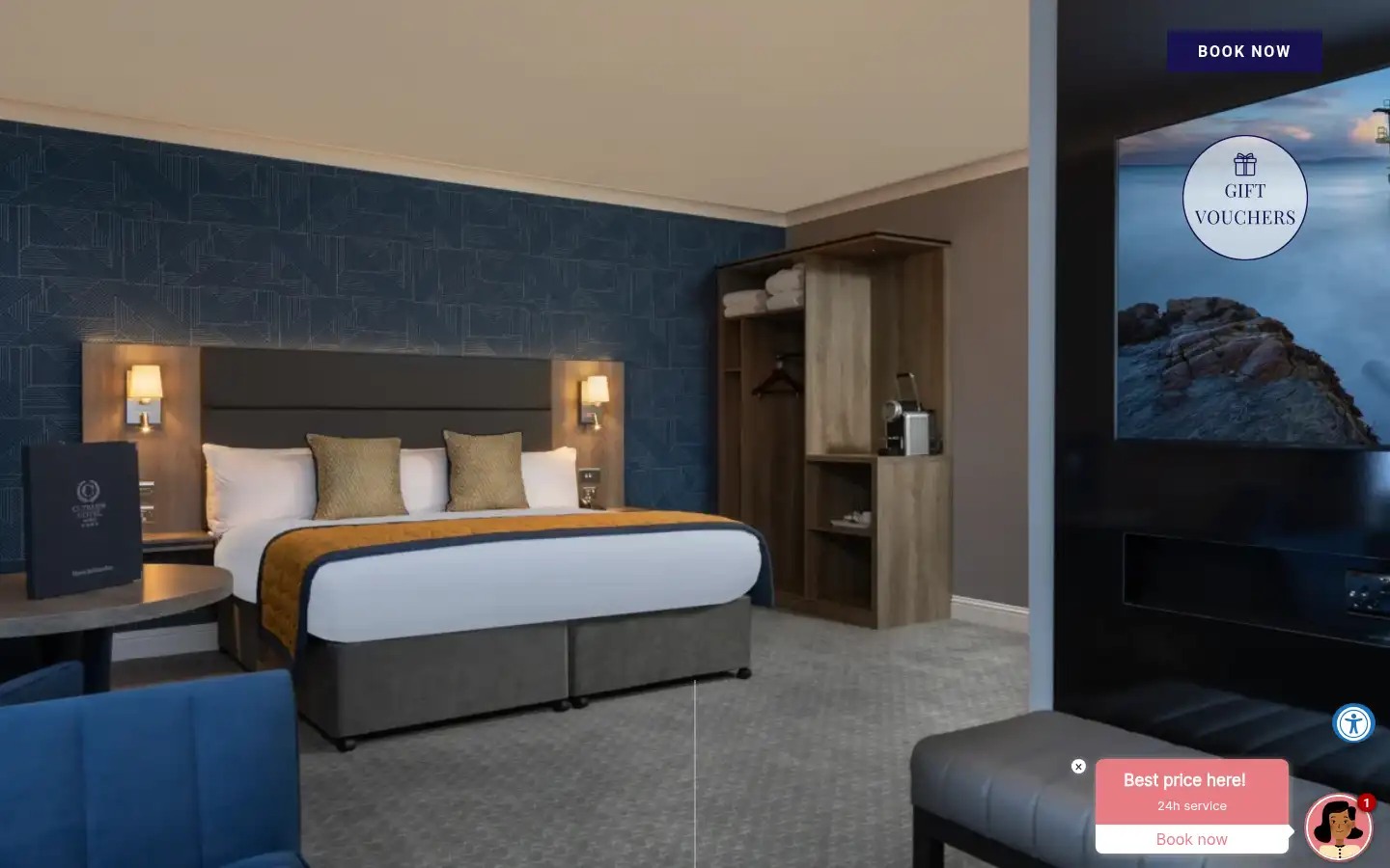 Screenshot of clybaunhotel.ie