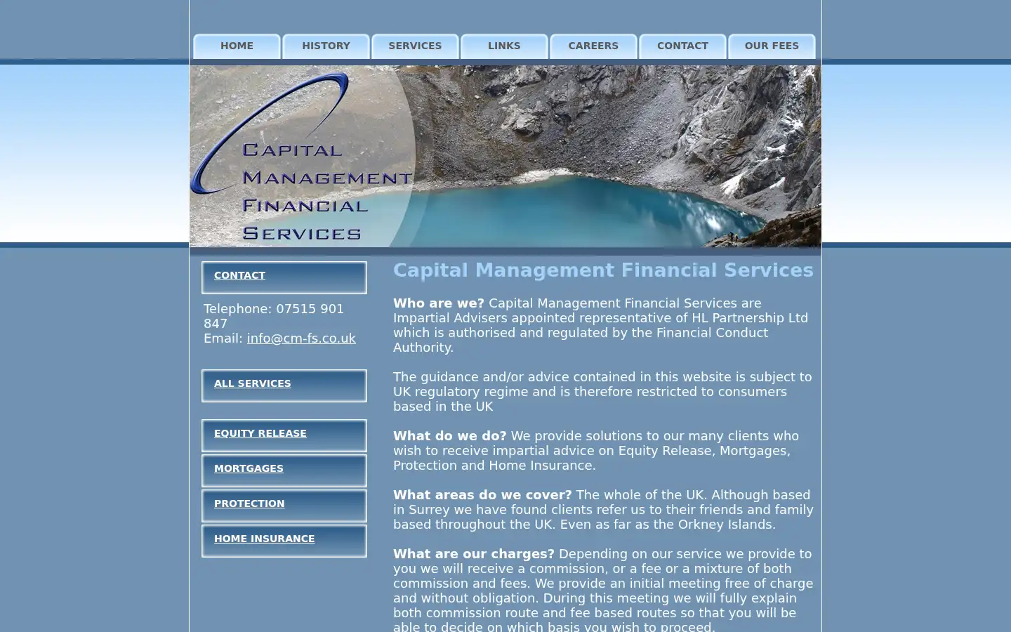 Screenshot of cm-fs.co.uk