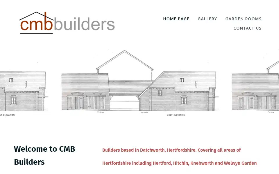 Screenshot of cmb-builders.co.uk
