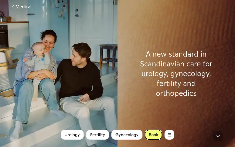Screenshot of cmedical.no