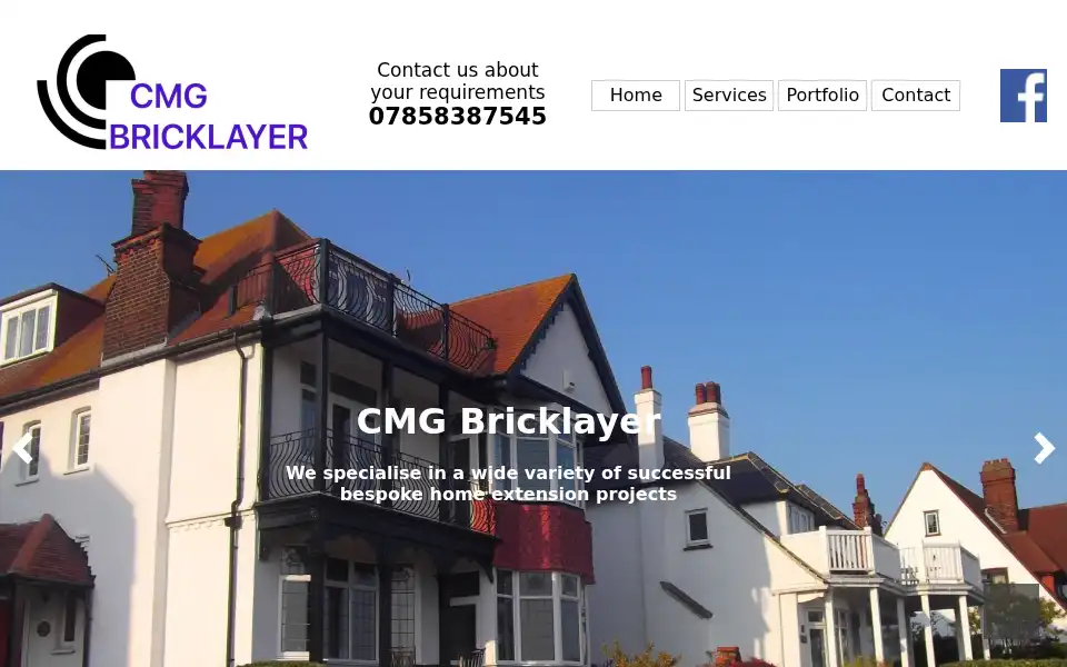 Screenshot of cmgbricklayer.co.uk