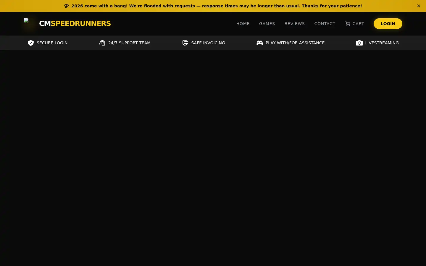 Screenshot of cmspeedrunners.net